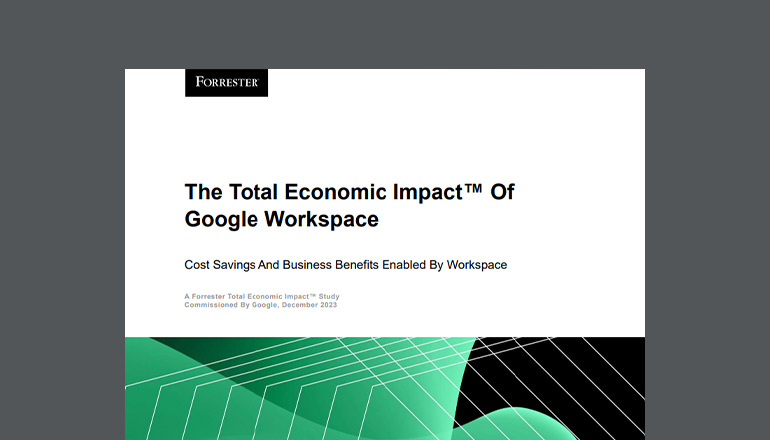 Article The Total Economic Impact of Google Workspace Image