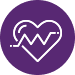 Heart health icon