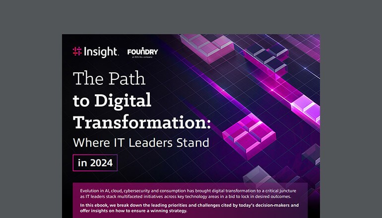 Discover new stats on steady trends and emerging initiatives in our survey report. Thumbnail of The Path to Digital Transformation Foundry report