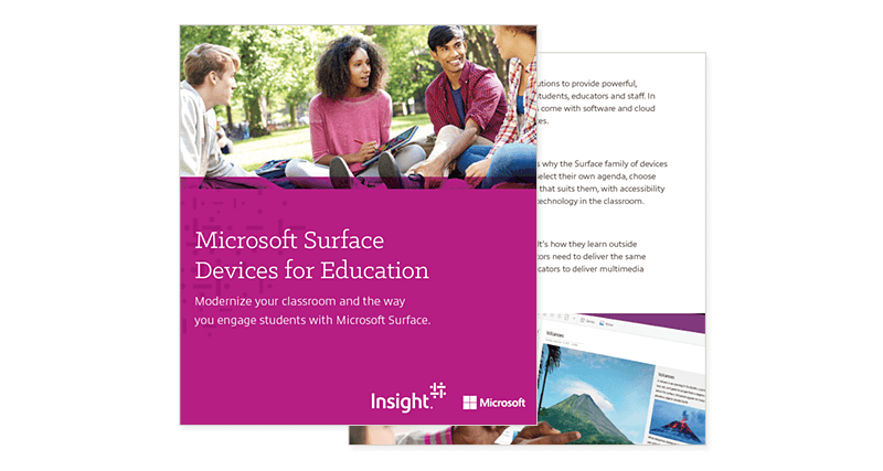 Microsoft Surface Devices for Education cover