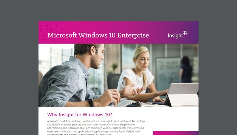 Why Insight for Windows 10? datasheet thumbnail
